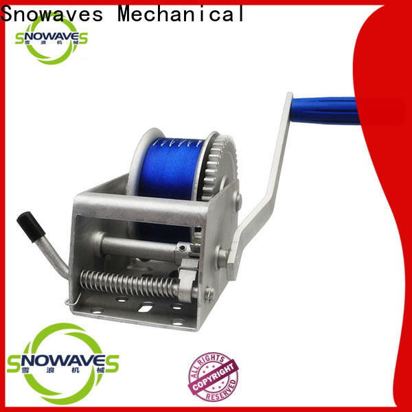 Snowaves Mechanical hand marine winch company for picnics