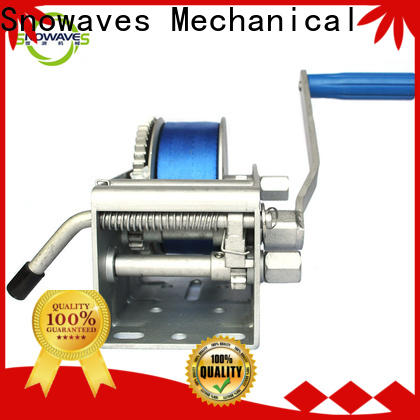 Snowaves Mechanical Latest marine winch suppliers for camping