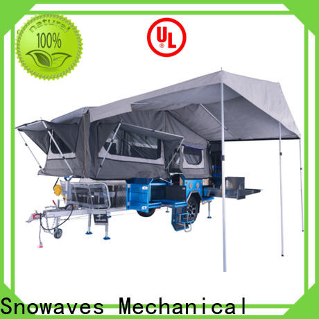 Snowaves Mechanical quality fold up trailer for sale for accident