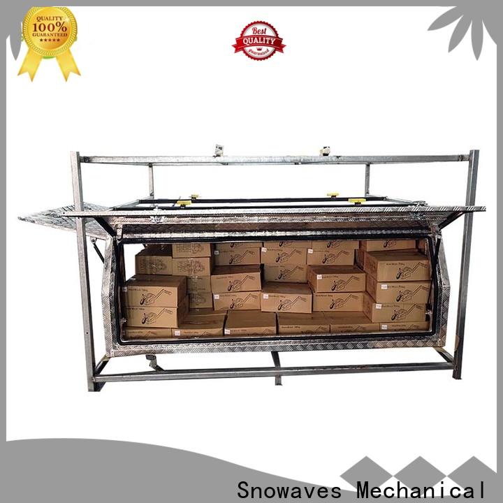 Snowaves Mechanical boxes aluminum trailer tool box manufacturers for picnics