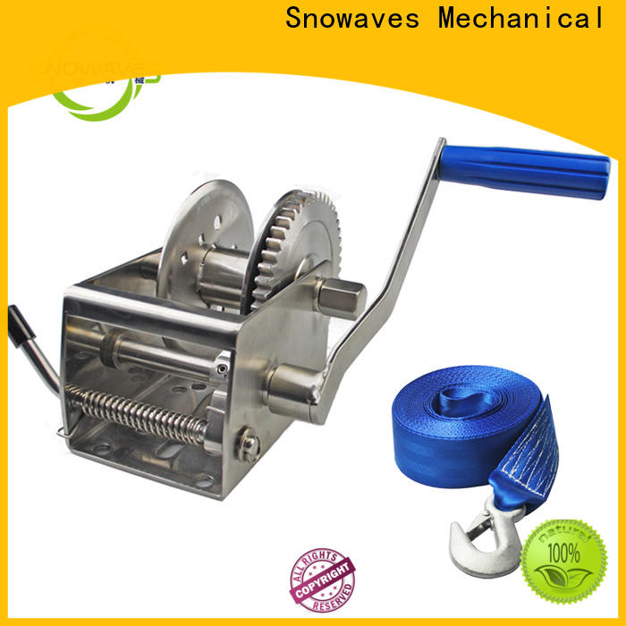 Snowaves Mechanical Best marine winch manufacturers for trips
