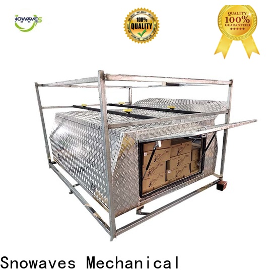 Snowaves Mechanical New aluminum truck tool boxes suppliers for picnics