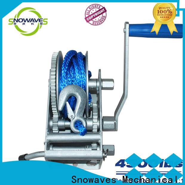 Snowaves Mechanical marine winch for business for camp