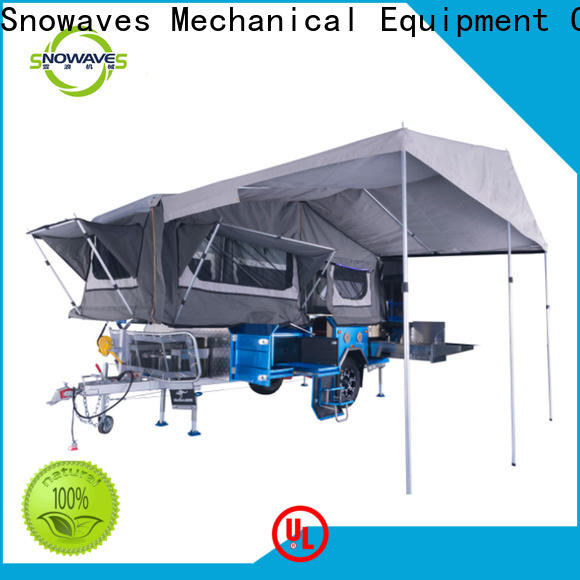 Snowaves Mechanical Latest foldable trailer factory for activities