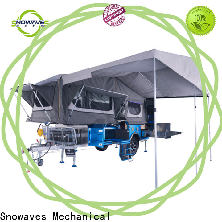 Snowaves Mechanical technical fold up trailer for business for accident