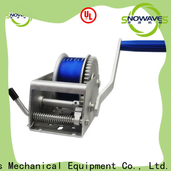 Snowaves Mechanical single marine winch manufacturers for camping