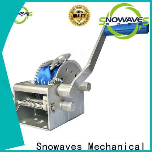 Snowaves Mechanical hand marine winch for sale for one-way trips