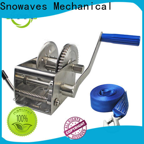 Snowaves Mechanical winch marine winch factory for one-way trips