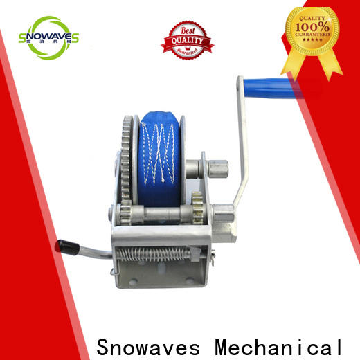Snowaves Mechanical Wholesale boat hand winch suppliers for picnics