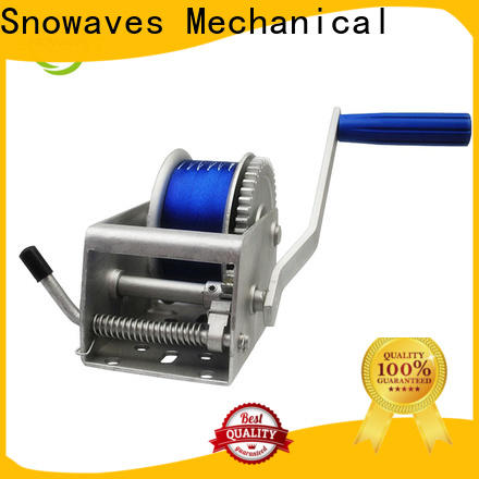 Snowaves Mechanical pulling marine winch factory for trips