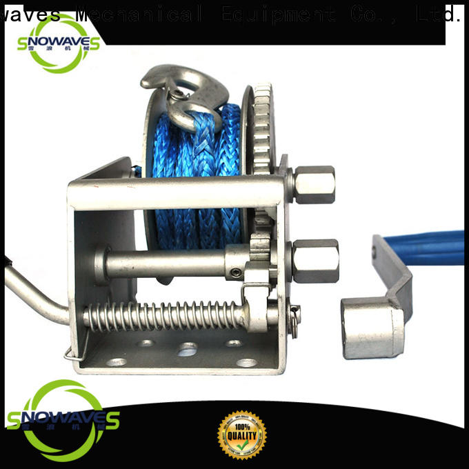 Snowaves Mechanical marine winch for sale for camping