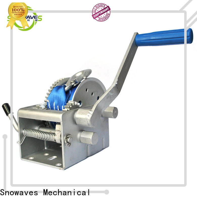 Snowaves Mechanical single marine winch manufacturers for picnics