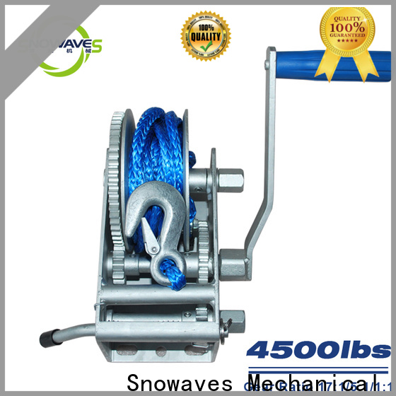 Snowaves Mechanical pulling marine winch company for one-way trips