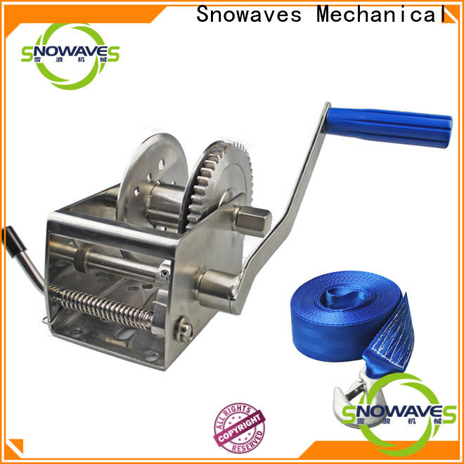 Snowaves Mechanical Wholesale marine winch for business for picnics