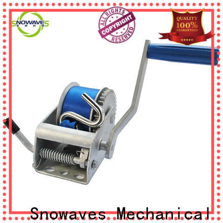 Snowaves Mechanical hand manual trailer winch manufacturers for outings