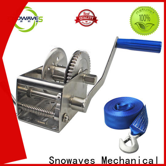 Snowaves Mechanical hand marine winch for sale for picnics