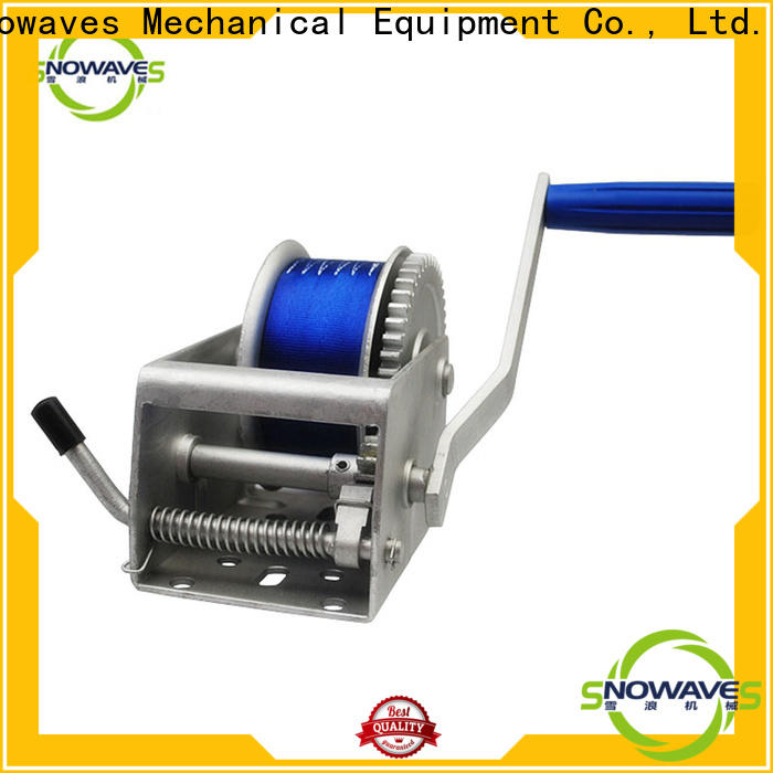Snowaves Mechanical trailer marine winch factory for trips