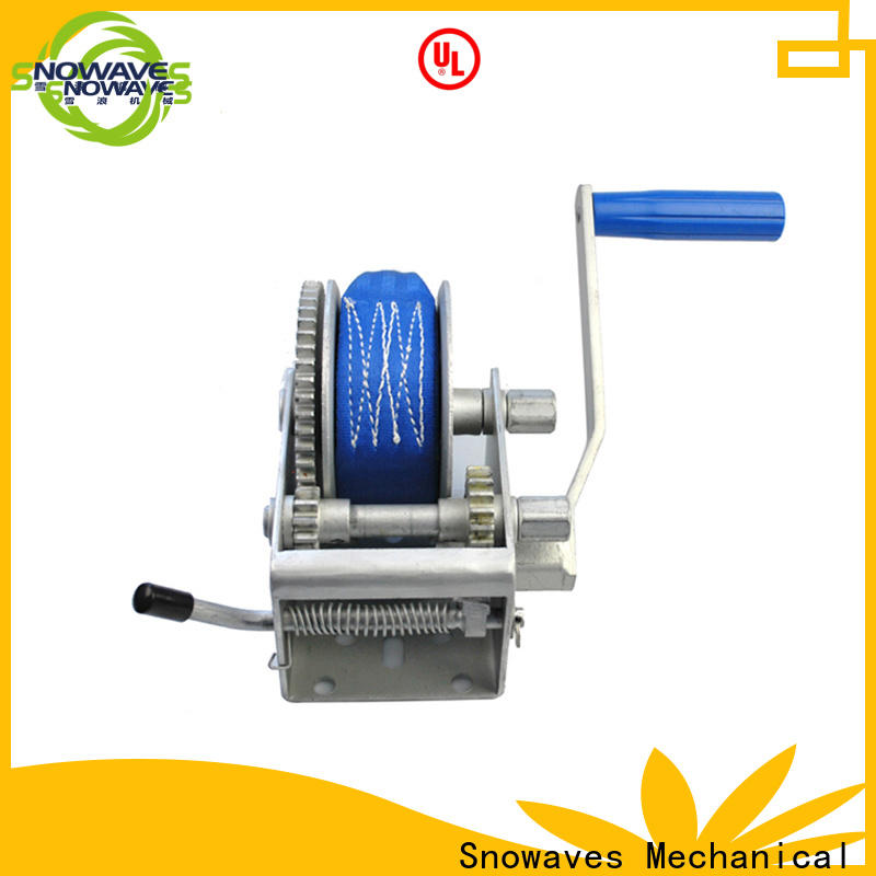 Snowaves Mechanical hand manual trailer winch company for camping