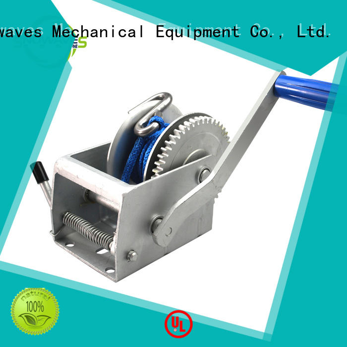Snowaves Mechanical Latest boat hand winch for business for picnics