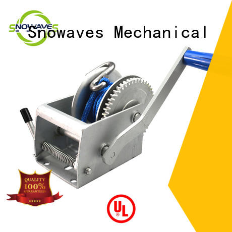 Snowaves Mechanical nice hand powered winch from manufacturer for outings