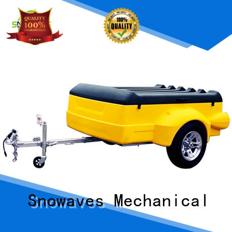Snowaves Mechanical high-quality plastic dump trailer with Quiet Stable Motor for webbing strap