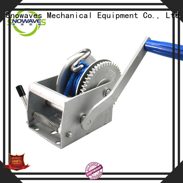 Snowaves Mechanical New boat hand winch for business for outings