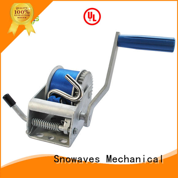 Snowaves Mechanical Latest manual trailer winch Suppliers for camping