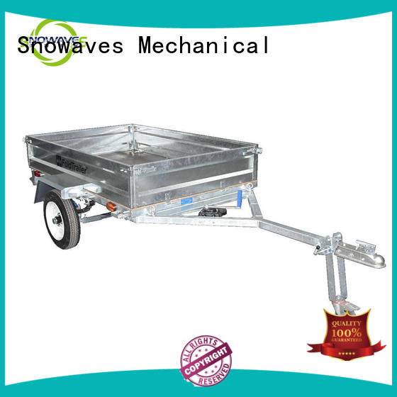 Snowaves Mechanical forward folding trailers manufacturers for camp