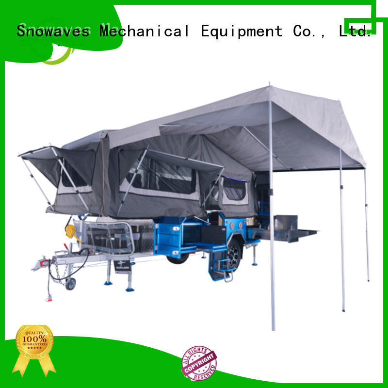 Snowaves Mechanical Top folding trailers Suppliers for activities