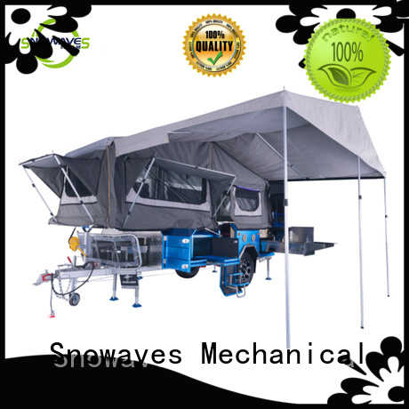 Snowaves Mechanical forward folding utility trailer manufacturers vendor for accident