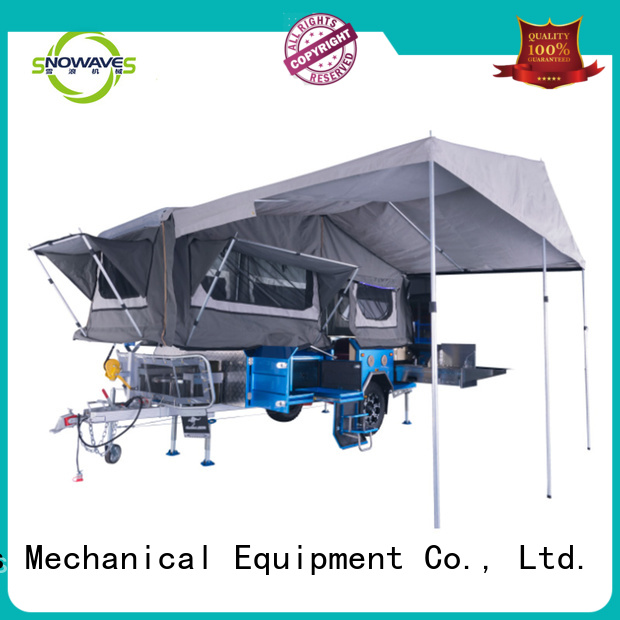 Snowaves Mechanical forward fold up trailer Suppliers for accident