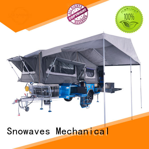 Snowaves Mechanical New fold up trailer factory for one-way trips