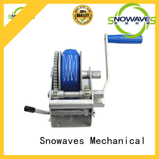 Latest manual trailer winch speed factory for camping