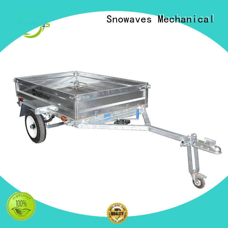 Snowaves Mechanical quality foldable trailer factory for activities