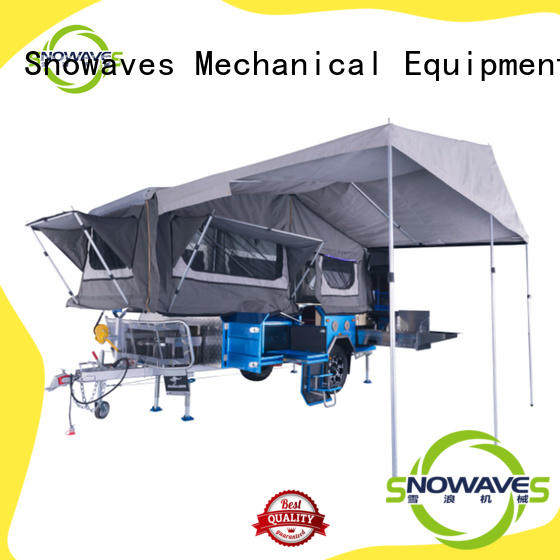Snowaves Mechanical Best folding trailers factory for camp