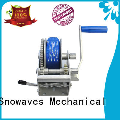 Snowaves Mechanical Custom manual trailer winch manufacturers for car