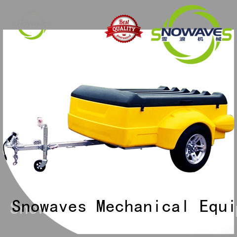 Snowaves Mechanical camping plastic utility trailer for business for no cable