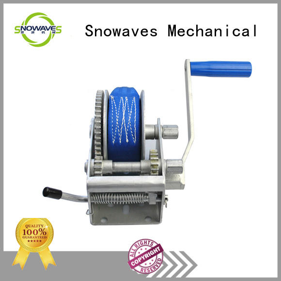 Snowaves Mechanical Top boat hand winch Supply for car