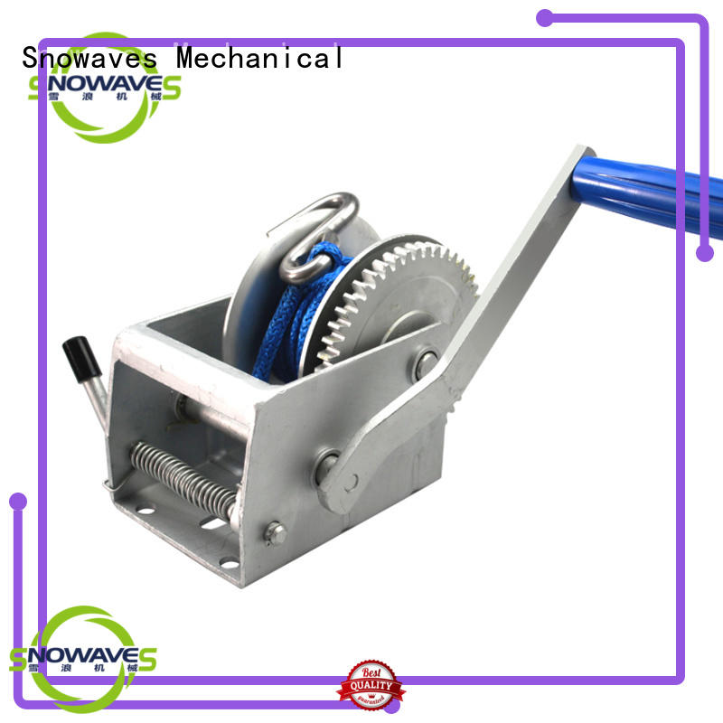 single small manual winch trailer for picnics Snowaves Mechanical