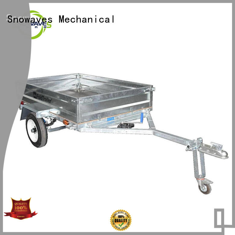 Snowaves Mechanical Custom foldable trailer company for accident