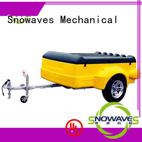 Snowaves Mechanical Brand trailers lldpe trailer plastic garden trailer