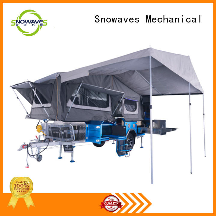 Snowaves Mechanical data folding trailers factory for activities