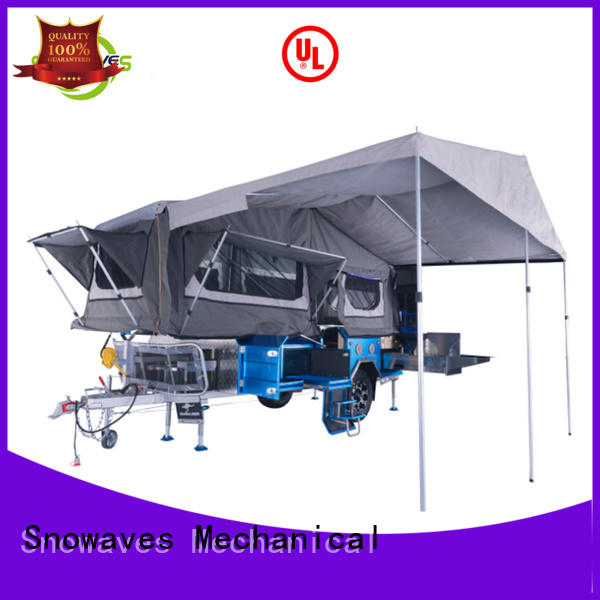 Snowaves Mechanical Wholesale fold up trailer manufacturers for activities