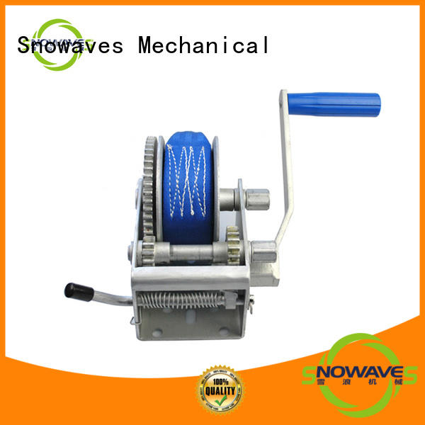Snowaves Mechanical Latest manual trailer winch Suppliers for car