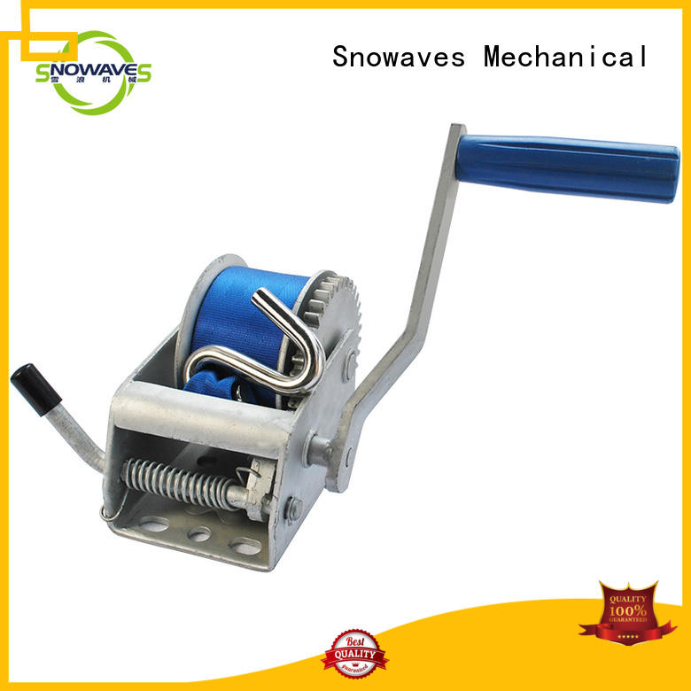 Snowaves Mechanical pulling manual trailer winch Suppliers for boat