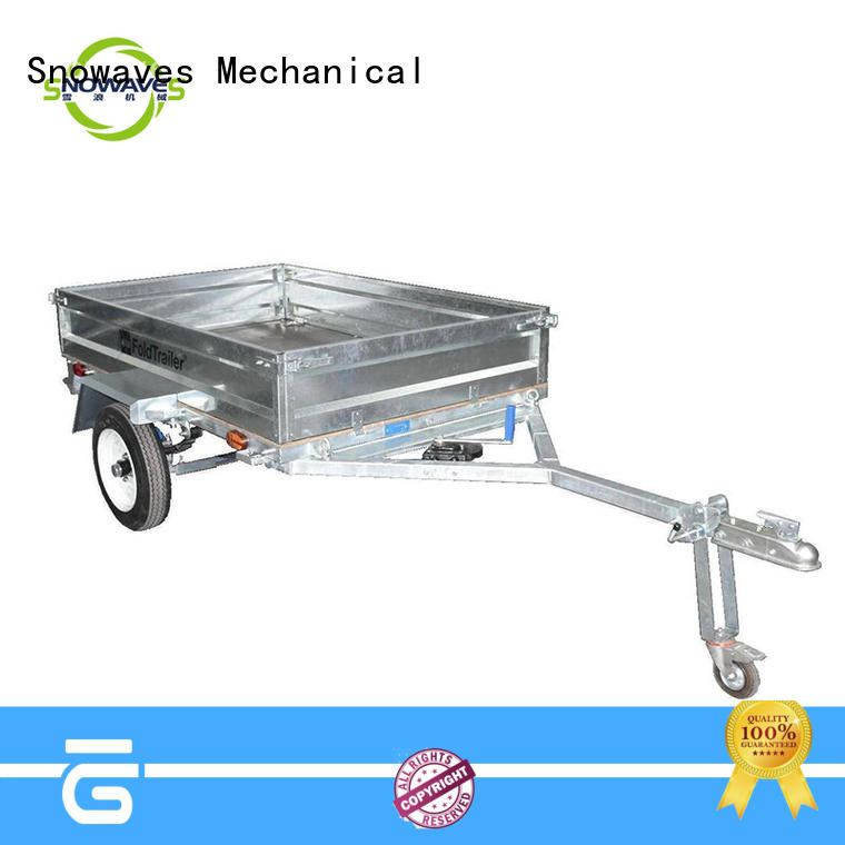Snowaves Mechanical Top foldable trailer Supply for accident