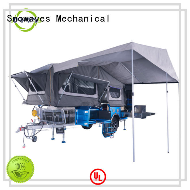 Snowaves Mechanical data fold up trailer supply for one-way trips