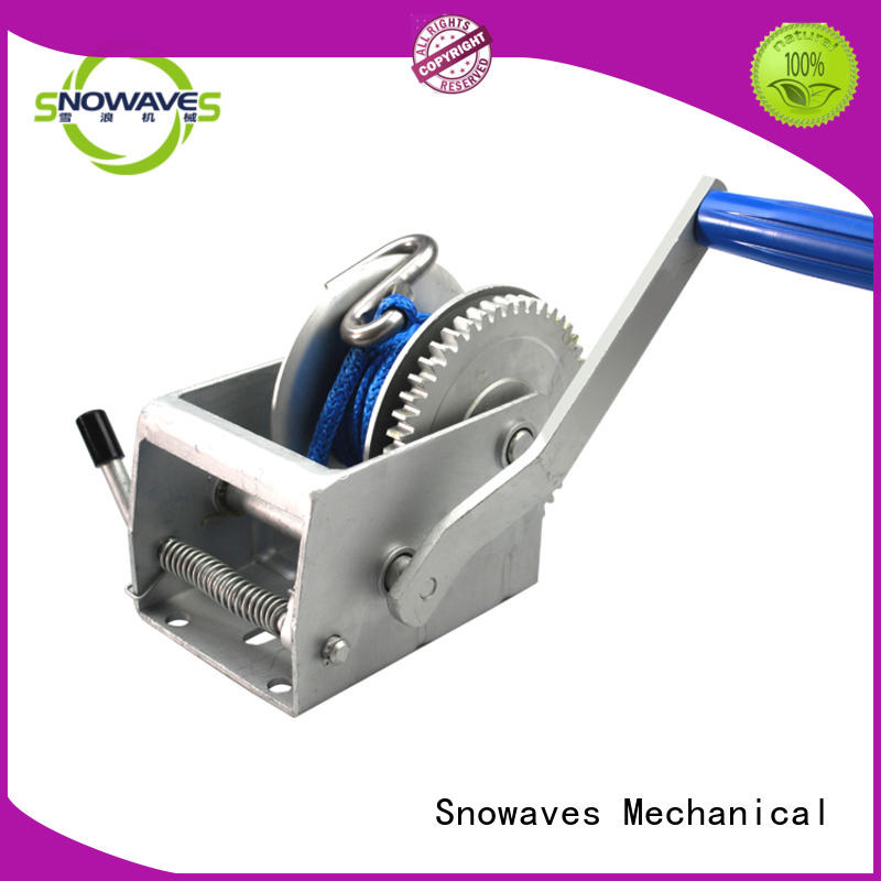 Snowaves Mechanical winch boat hand winch Supply for picnics