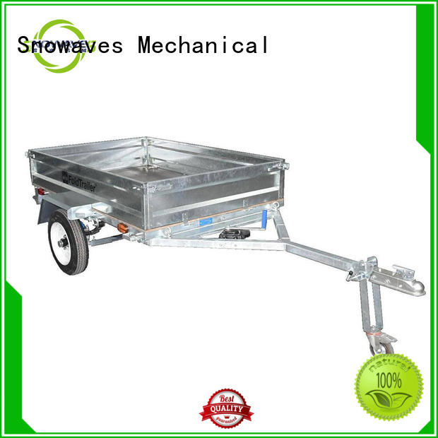 Snowaves Mechanical data foldable trailer manufacturers for activities