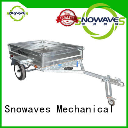 Snowaves Mechanical fashion fold up trailer  manufacturer for accident